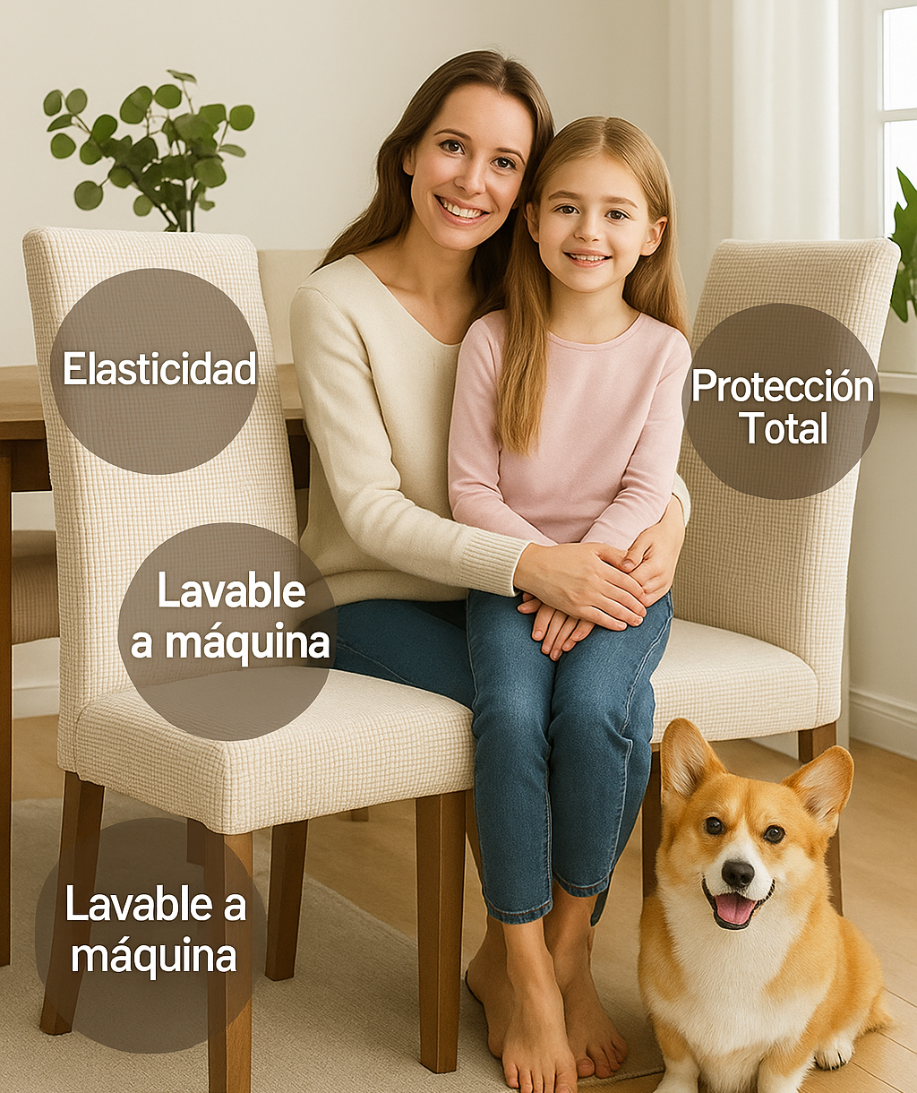 ReviChair™ – Funda para Sillas [Renueva tus Sillas al Instante]