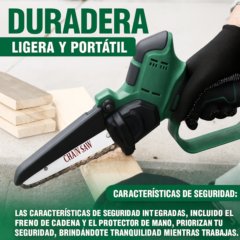 PowerSaw – Motosierra Eléctrica Portátil [Corta Todo]